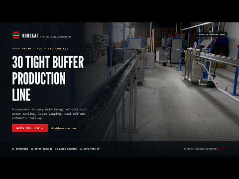 Video preview for HK-30 tight-buffer formation process