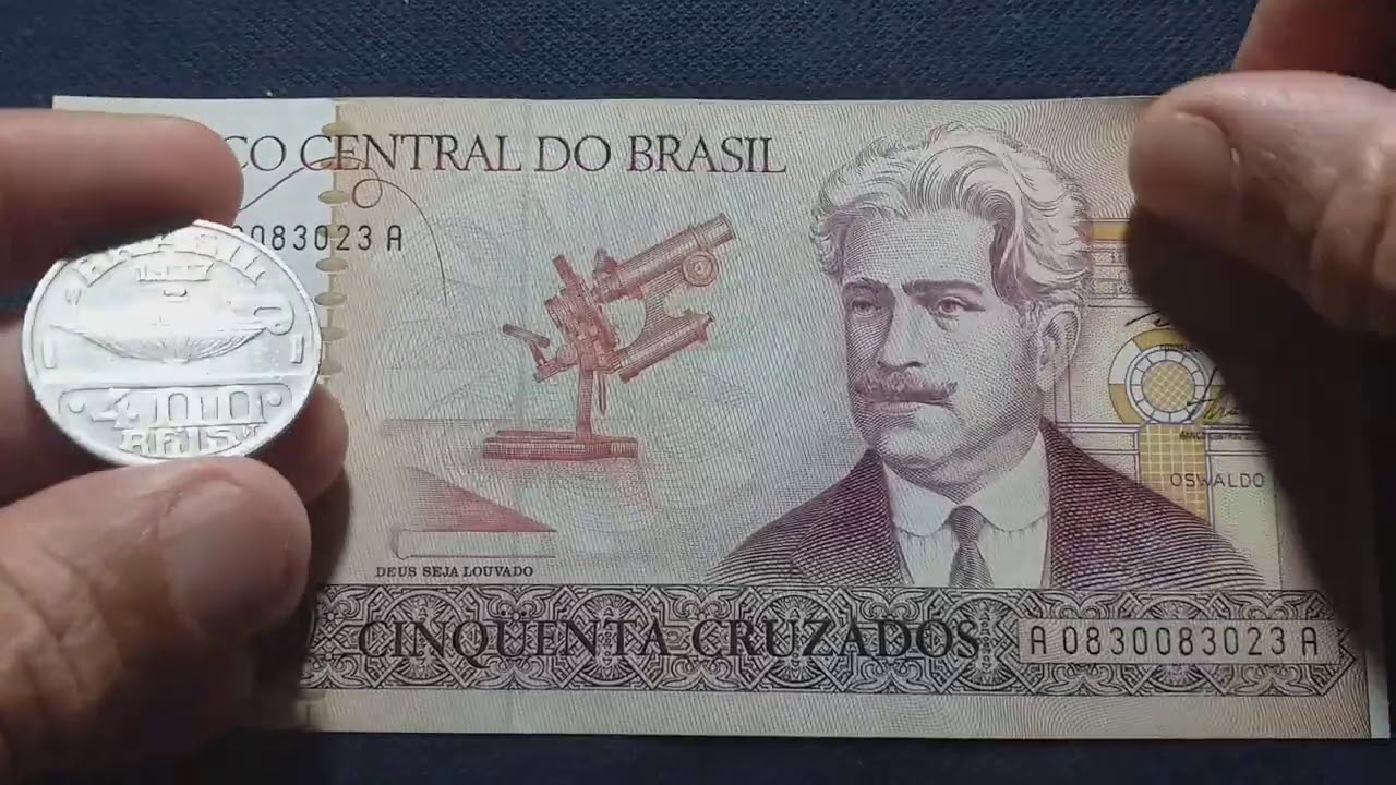 DIA DOS PAIS: CÉDULA E MOEDA DO PAI DA MEDICINA BRASILEIRA