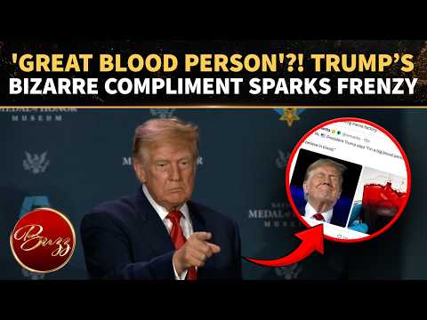 “I’m a Big Blood Person”: Trump’s Bizarre Genetics Remark Sends Internet Into Frenzy