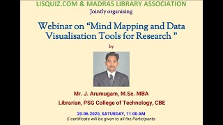 Webinar on “Mind mapping and data visualisation tools for research ” Net Worth