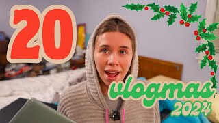 Day 20 - this is a book vlog now // Vlogmas 2024