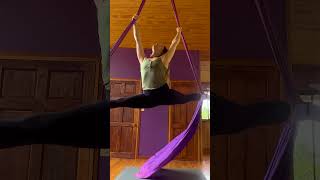 How To Do The Splits On Aerial Silks Full Tutorial On My Channel