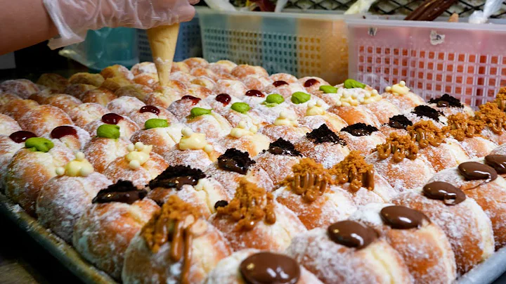 BOMBOLONI | Sold out daily! 12 Different Flavours of Fluffy Italian Stuffed Donuts