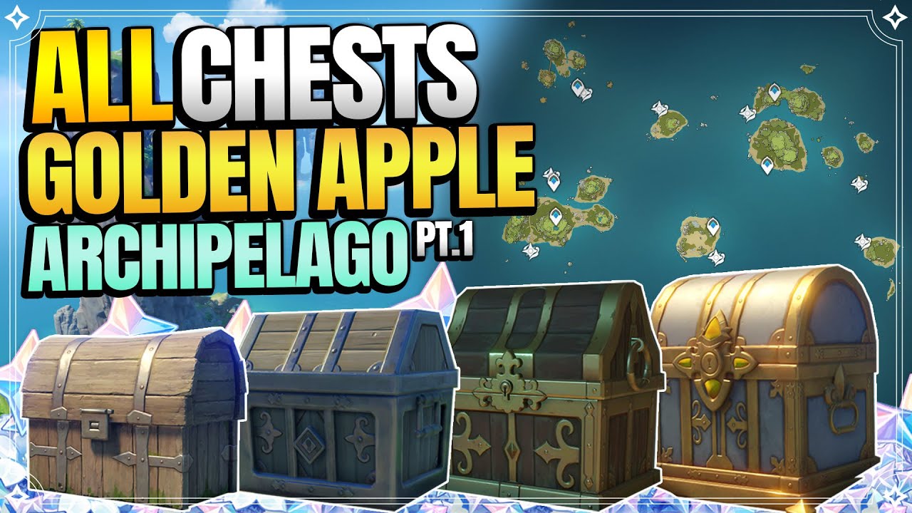 All Chest Locations In Golden Apple Archipelago Part 1 Genshin Impact Youtube