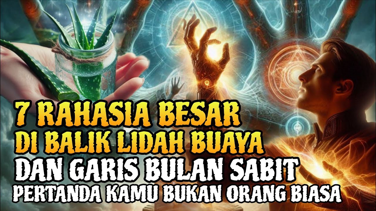 Jangan Abaikan❗Ini 7 Koneksi Gaib Lidah Buaya dan Garis Bulan Sabit di Tanganmu