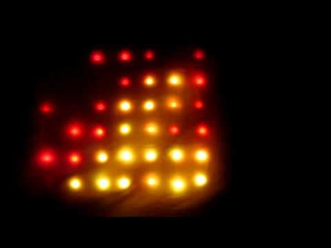 7 x 7 RGB led large scale grid