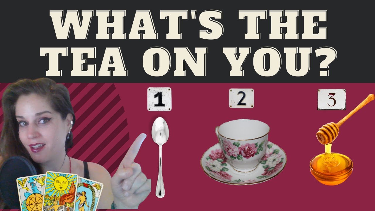 WHAT'S THE TEA ON YOU?🍯🍵 (+charms) PICK A CARD #tarot #pickacard