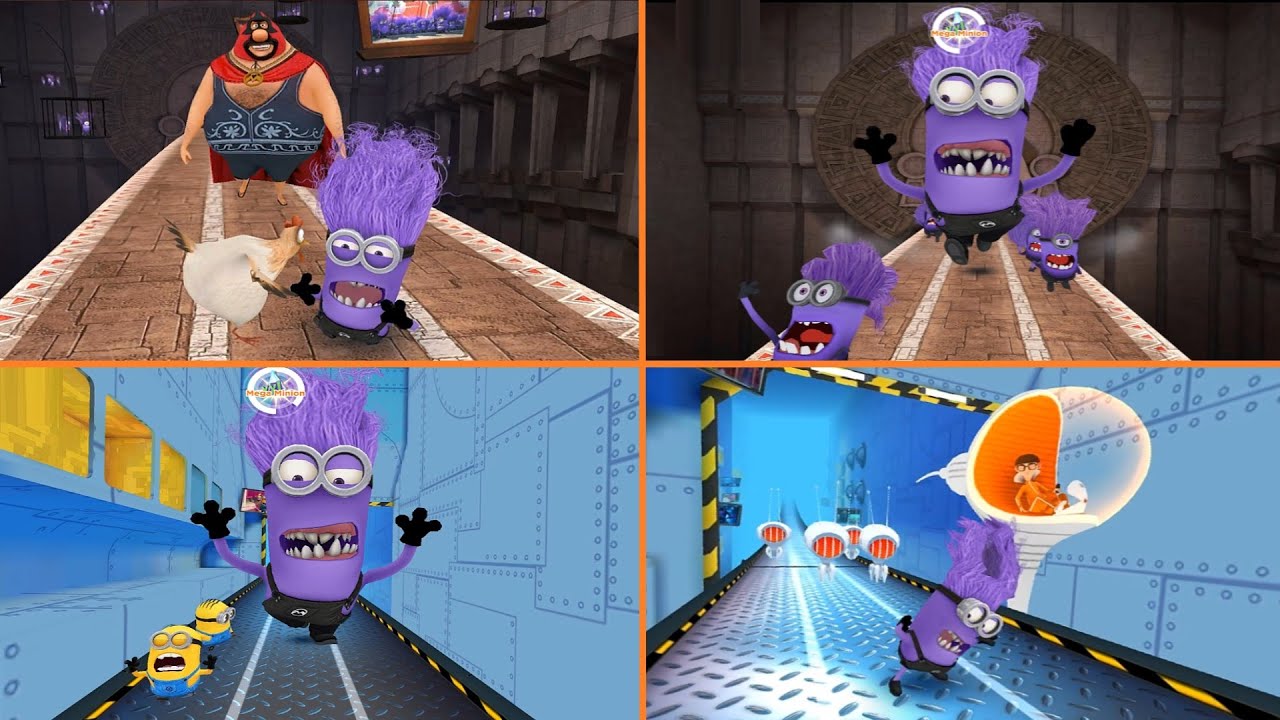 Despicable me Minion rush Evil minion El Macho and Vector BOSS BATTLE