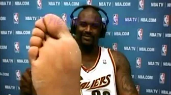 Shaquille O'Neal feet