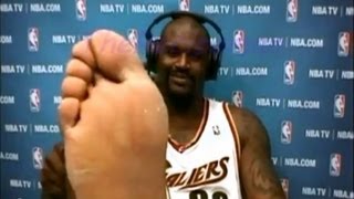 Shaquille O'Neal feet