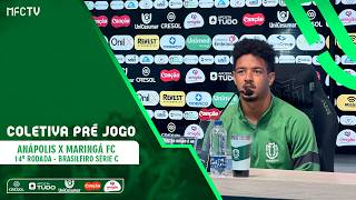 Coletiva pré-jogo -  Moisés Egert e Gabriel - Anápolis x Maringá FC - 14ª Rodada Série C 2026
