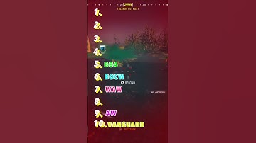 Blindly Ranking 10 COD Zombies #Shorts