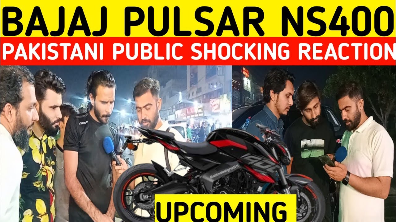 BAJAJ PULSAR NS400 I NEW BIKENS400 2024 l NEW BAJAJ BIKE I PAKISTANI PUBLIC REACTION
