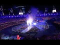 Queen at The London Olympics Closing Ceremony.MP4
