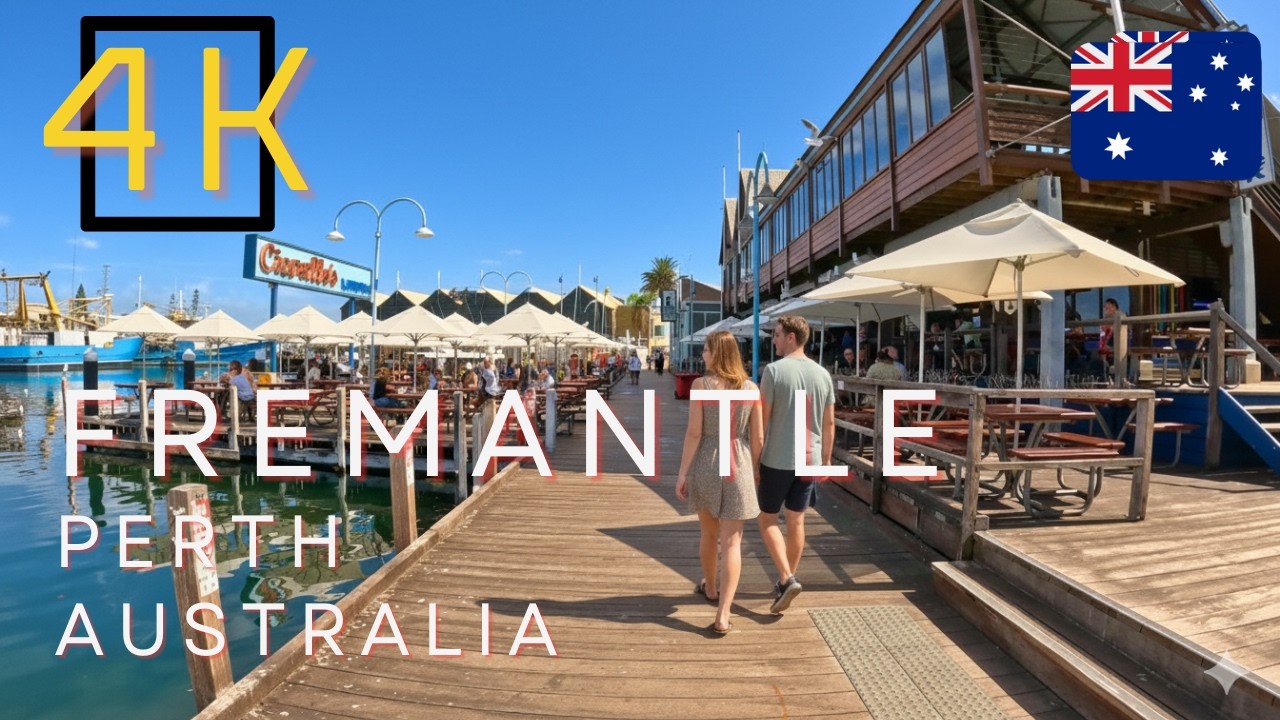 Fremantle Walking Tour (4K) | Port City on the Indian Ocean | Western Australia 🇦🇺