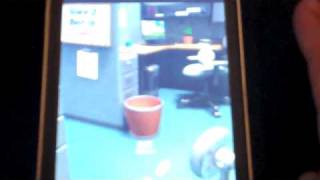 ipod application review - paper toss by Backflip studios screenshot 5