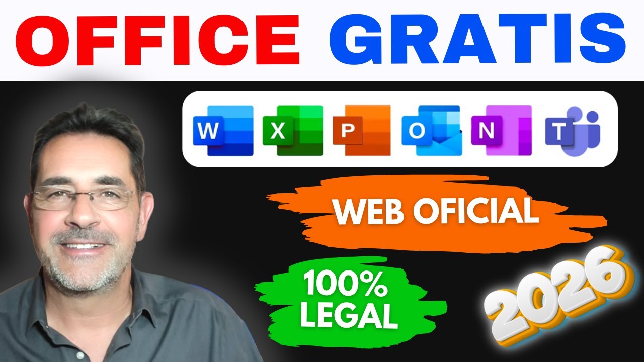 ✅ Cómo INSTALAR Microsoft OFFICE GRATIS en 2026 100% Legal desde la WEB OFICIAL de Microsoft