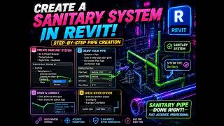 The Correct Way to Create a Sanitary Pipe System in Revit