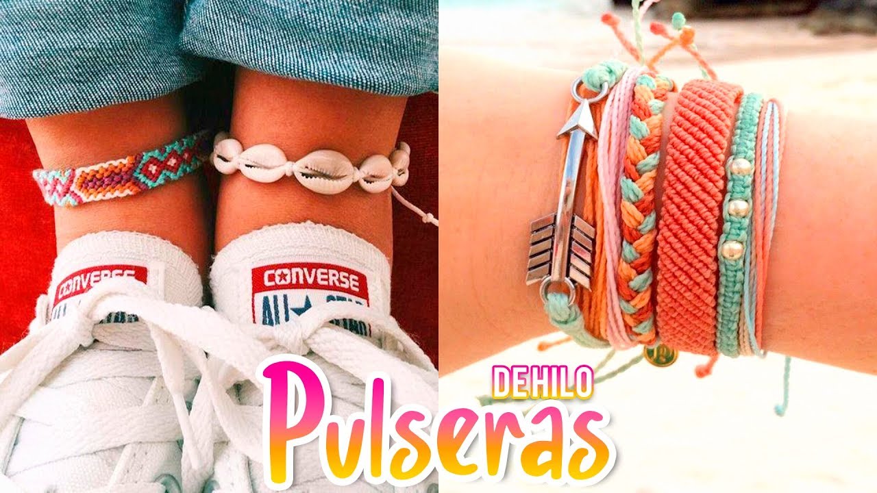 HAZ PULSERAS DE HILO ESTILO VSCO ❤️7 IDEAS - Tutoriales Belen 