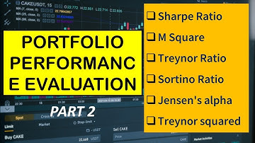 16.1 Portfolio Performance Evaluation Part 2 #Sharperatio