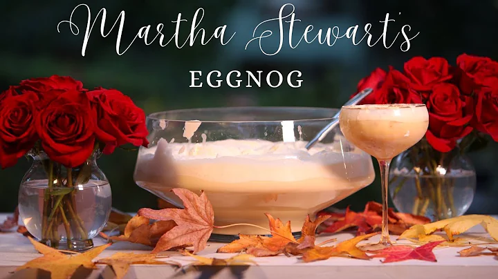 Martha Stewart Eggnog 🎄 Large Batch Holiday Eggnog Recipe