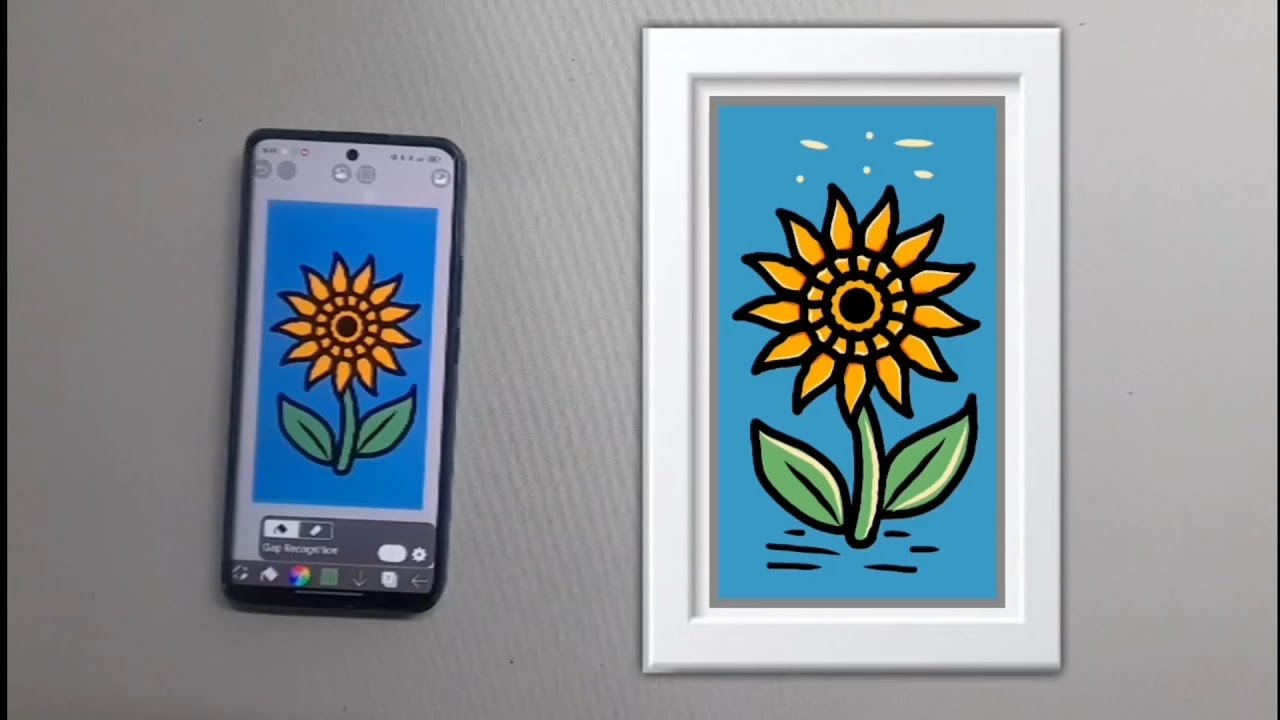 How to Draw save tree, sunflower , landscape , Birds , pencil, easy drawing