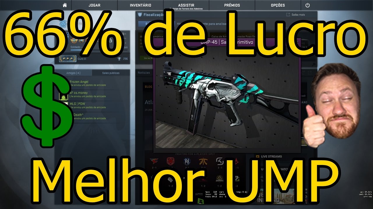 [CSGO] Contrato de Troca: Pegando a Melhor UMP com Pouco Dinheiro!!! - YouTube Vencedores Vencem