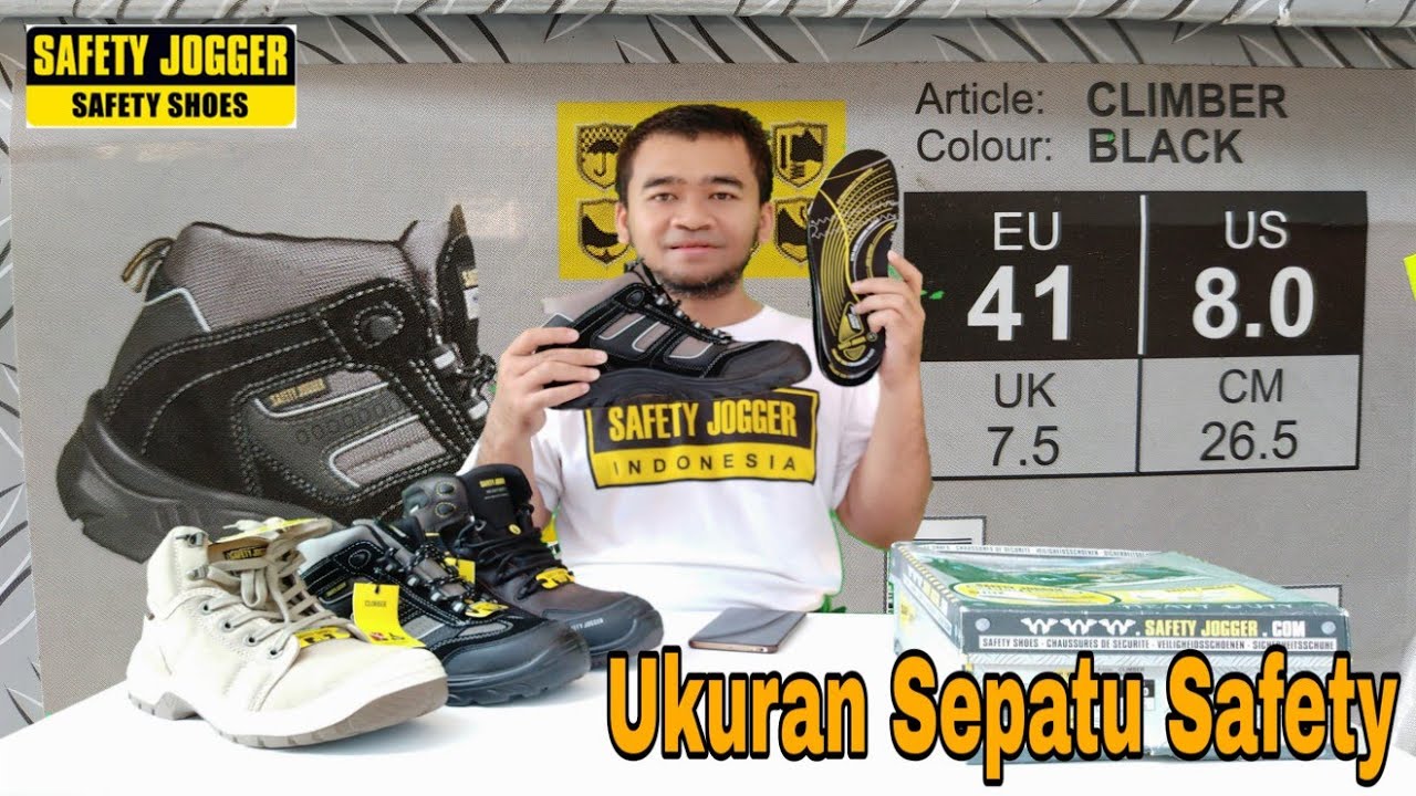 Cara Menentukan Ukuran Sepatu Safety Yang Tepat Dengan Kaki Kita - YouTube