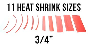 Heat Shrink Size - 3/4"