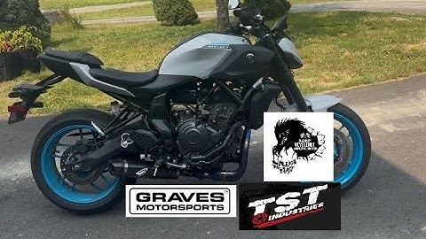 2025 Yamaha MT07; TST intake with Graves full exhaust, testing and tuning:  Flashed by Vcyclenut