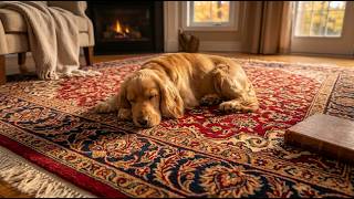 Sleeping Puppy Ambience | Cozy Ambience for Relaxing & Sleep 🐶🤎 | 4K wallpaper screenshot 2