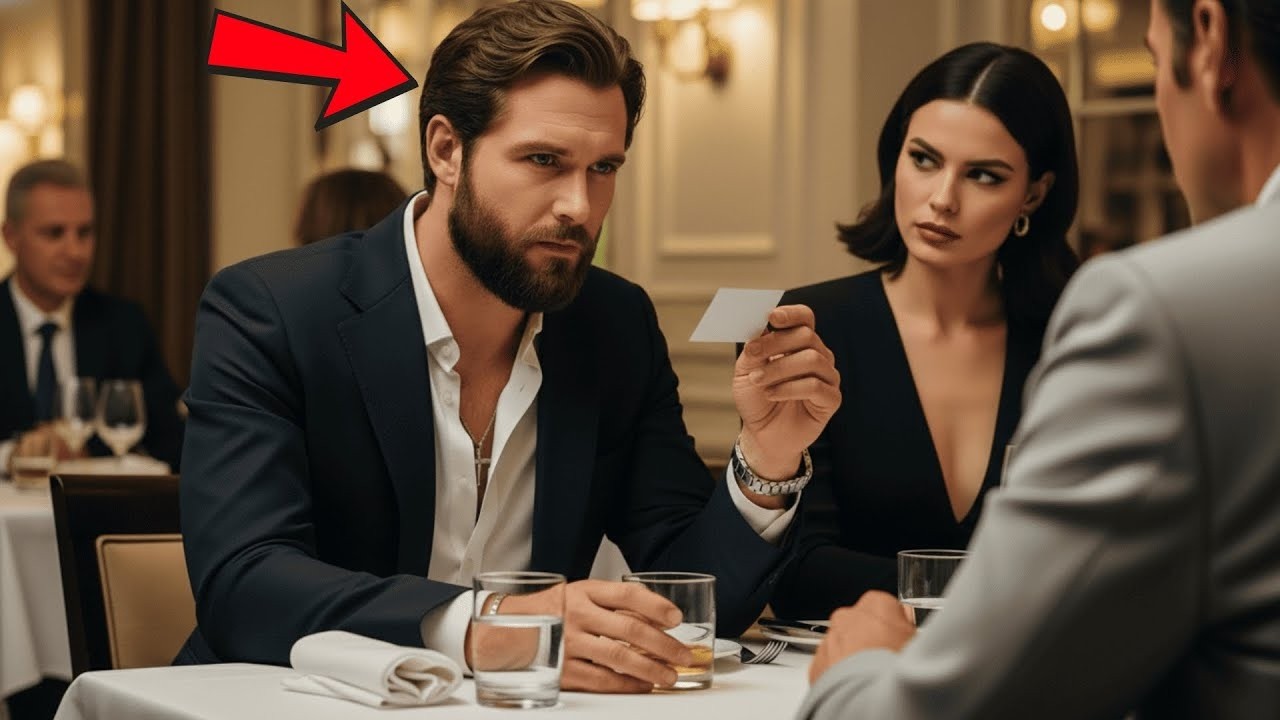 Ella Deslizó Una Nota Bajo El Vaso Del Millonario — 'Te Están Vigilando  Mesa Cuatro'