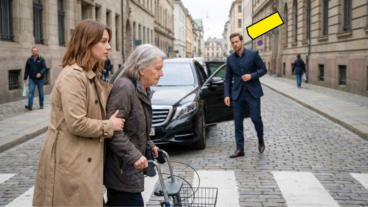 Každý den pomáhala starší ženě přejít ulici… dokud se neobjevil její syn miliardář a…