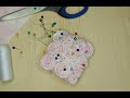 The Idea for Creating a Needle Bed from Fabric Roses - CRAFTMANIA