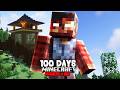 I Spent 100 Days in a REAL Zombie Apocalypse in Hardcore Minecraft...