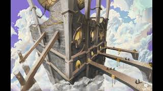 Temple Precipice concept art process By KarloP