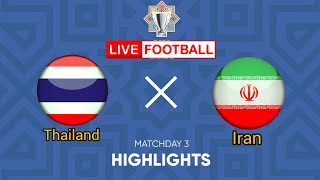 Thailand futsal vs Iran live football | AFC Futsal Championship 2024