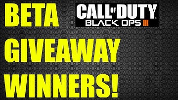 Black Ops 3 PS4 Beta Code Giveaway Winners! Play Black Ops 3 Beta For Free (Closed)!