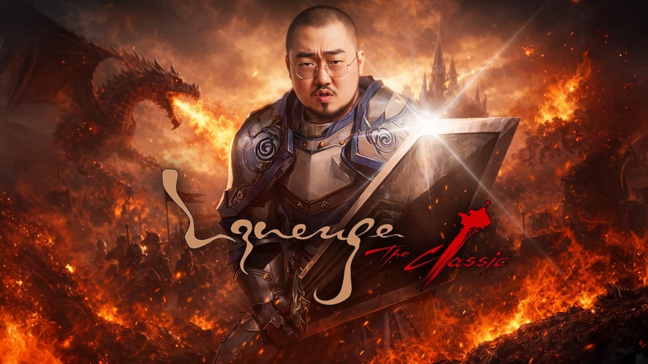 리니지 클래식 데스나이트 변신 참 오랜만이구나~