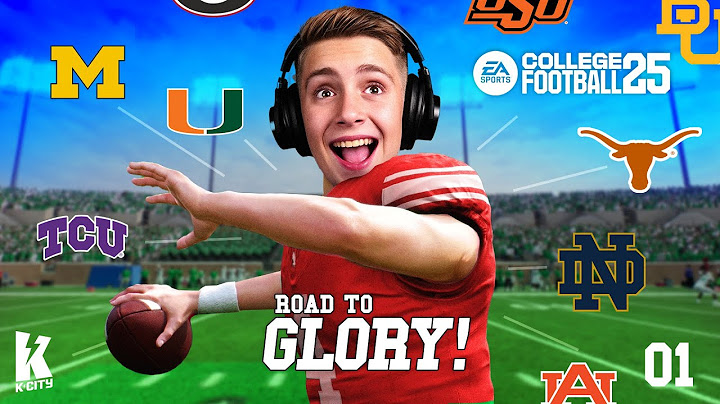 Beck Goes to College! (College Football 25: Road to Glory Part 1)