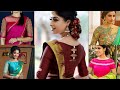 Latest Beautiful Boat Neck Blouse designs 2021  |  Very very beautiful latest boat neck designs