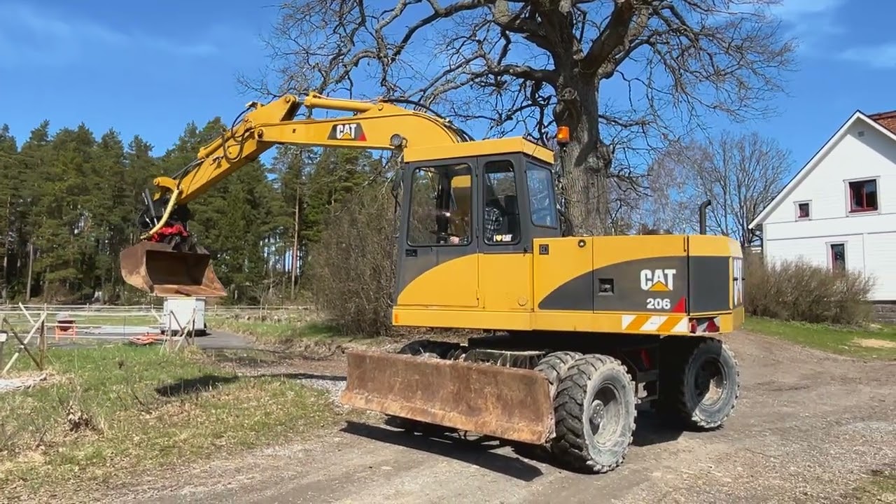 Hjulgrävare  Caterpillar 206