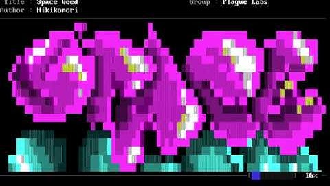 Vengeance BBS - ANSI Space Weed Promo