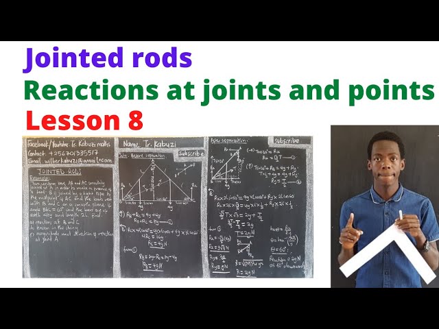 Jointed rods: lesson 8...........#africastruggle