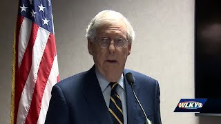 Sen. Mitch McConnell discusses inflation and flood relief in Kentucky
