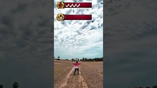 😵🔥6ball 2 player cricket ball  catching challenge❗️who win⁉️ #cricket #shorts🔥
