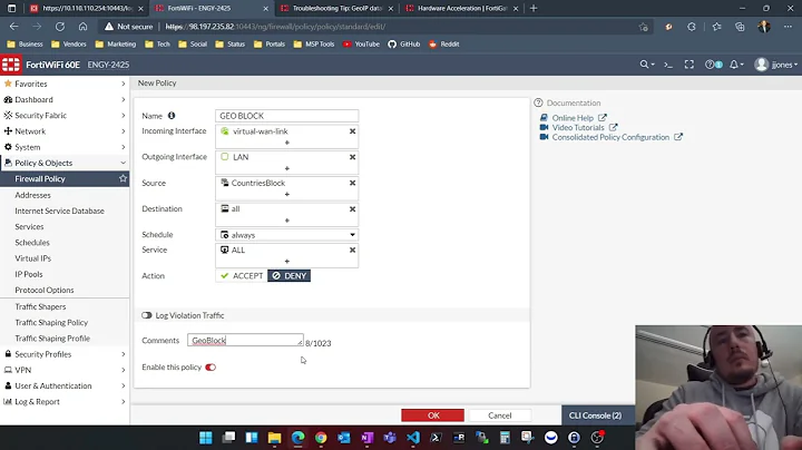 GEO block Russia access to your network using Fort...
