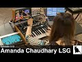 Amanda chaudhary experimental synth noise performance luggage store gallery