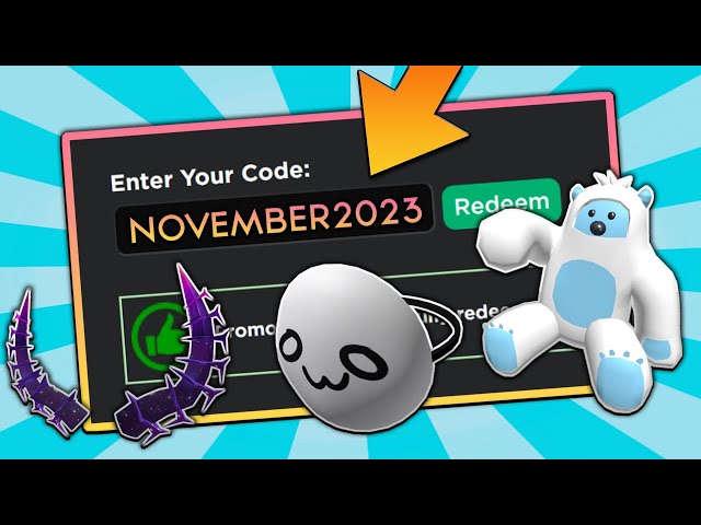 Roblox Promo Codes November 2023 - Free Robux on X: Roblox Promo