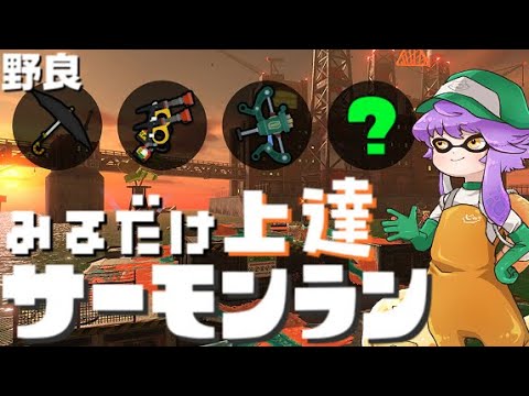 【野良】見るだけ上達サモラン！クセ・波乱の１枠ランダムムニエール🐋【スプラトゥーン3/サーモンランNW】